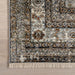 Vintage Medallion Fringe Area Rug 160x230 cm Light Brown