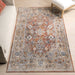 Vintage Medallion Fringe Area Rug 160x230 cm Rust