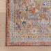 Vintage Medallion Fringe Area Rug 160x230 cm Rust