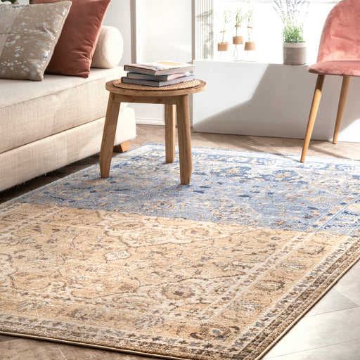 Vintage Multicolor Medallion Area Rug 150x240 cm