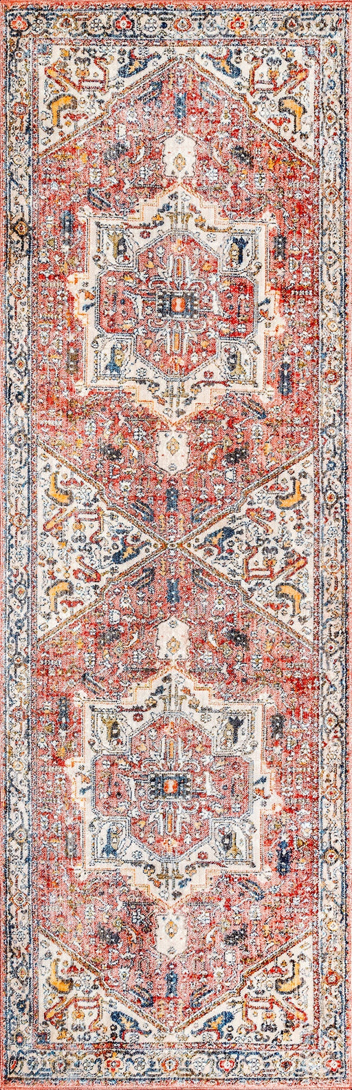 Vintage Orange Area Rug 160x230 cm