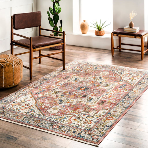 Vintage Orange Area Rug for Timeless Home Décor