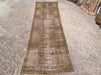 Vintage Oushak Runner Rug 358cm x 101cm Beige Motif