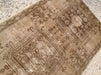Vintage Oushak Runner Rug 358cm x 101cm Beige Motif