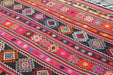 Vintage Pink Striped Kilim Rug 279cm x 171cm