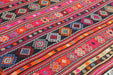 Vintage Pink Striped Kilim Rug 279cm x 171cm