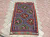 Vintage Purple Kilim Rug 126cm x 71cm Turkish Design
