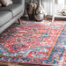 Vintage Red Area Rug 160x230 cm Durable Pet-Friendly Design