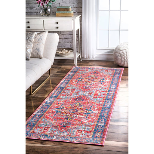 Vintage Red Area Rug for Traditional Decor