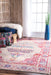 Vintage Red Brick Medallion Area Rug 150x240 cm