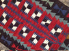 Vintage Red Kilim Rug 114cm x 78cm Handwoven Turkey