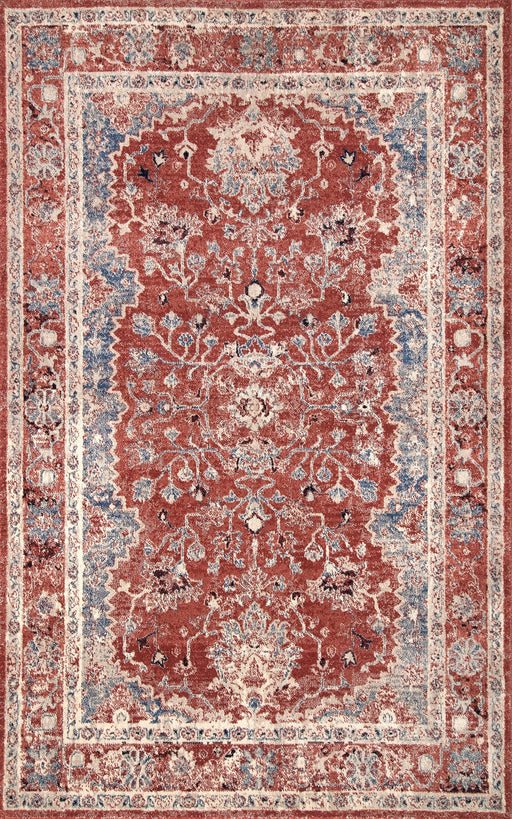 Tappeto persiano vintage rosso, 150 cm