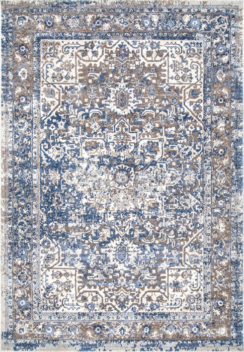 Tappeto vintage Star Petal Azzurro 120x180 cm