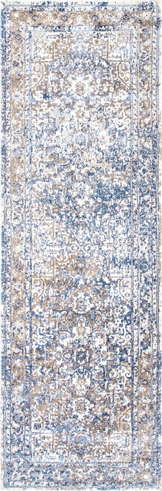 Tappeto vintage Star Petal Azzurro 150x200 cm