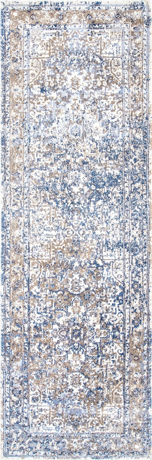 Vintage Star Petal Area Rug Light Blue 150x200 cm