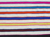 Vintage Striped Kilim Rug 244x150 cm Unique Design