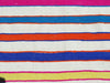 Vintage Striped Kilim Rug 244x150 cm Unique Design