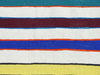 Vintage Striped Kilim Rug 244x150 cm Unique Design