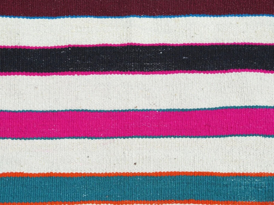 Vintage raidallinen Kilim-matto 244x150 cm Ainutlaatuinen muotoilu