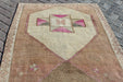 Vintage Turkish Geometric Runner Rug 330cm x 125cm