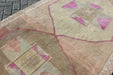 Vintage Turkish Geometric Runner Rug 330cm x 125cm