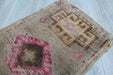 Vintage Turkish Hand-Knotted Mini Rug 34cm x 82cm #562