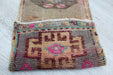 Vintage Turkish Hand-Knotted Mini Rug 34cm x 82cm #562