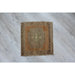 Vintage Turkish Hand-Knotted Mini Rug 38 Cm X 41 Cm