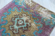 Vintage Turkish Hand-Knotted Mini Rug 44cm x 71cm