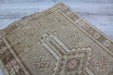 Vintage Turkish Hand-Knotted Mini Rug 46cm x 74cm