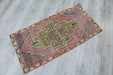 Vintage Turkish Hand-Knotted Mini Rug 49cm x 75cm #559