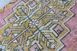 Vintage Turkish Hand-Knotted Mini Rug 49cm x 75cm #559