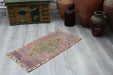 Vintage Turkish Hand-Knotted Mini Rug 49cm x 75cm #559
