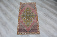 Vintage Turkish Hand-Knotted Mini Rug 49cm x 75cm #559