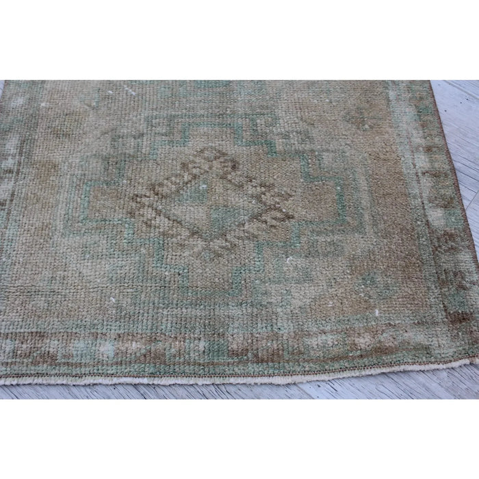 Vintage Turks handgeknoopt minikleed 50 x 87 cm