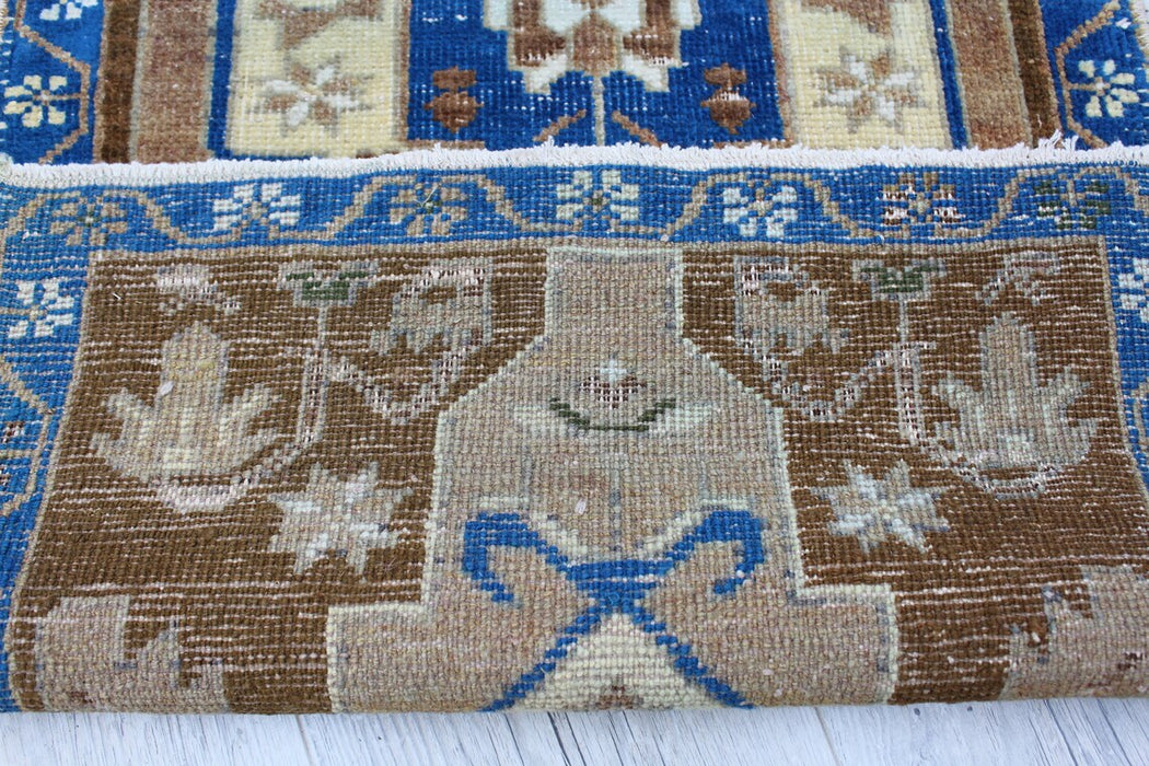 Vintage Turks handgeknoopt minikleed 55 x 112 cm