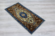 Vintage Turkish Hand-Knotted Mini Rug 55cm x 112cm