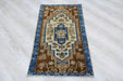Vintage Turkish Hand-Knotted Mini Rug 56cm x 112cm