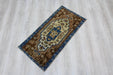 Vintage Turkish Hand-Knotted Mini Rug 56cm x 112cm