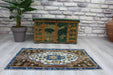 Vintage Turkish Hand-Knotted Mini Rug 58x97 cm #407