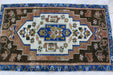 Vintage Turkish Hand-Knotted Mini Rug 58x97 cm #407