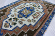 Vintage Turkish Hand-Knotted Mini Rug 58x97 cm #407