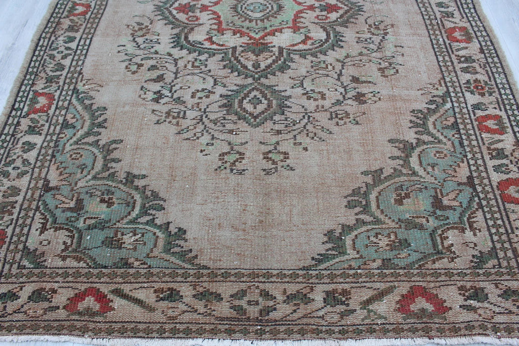 Vintage turkkilainen käsinsolmittu matto 174cm x 251cm #433