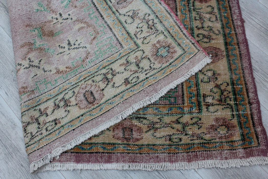 Vintage turkkilainen käsinsolmittu matto 174cm x 281cm #577