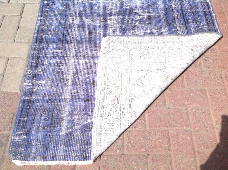 Vintage Turkish Hand Knotted Rug 211cm x 109cm