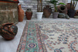 Vintage Turkish Hand-Knotted Rug 92.5x129 Inches 100% Wool