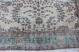 Vintage Turkish Hand-Knotted Rug 92.5x129 Inches 100% Wool