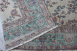 Vintage Turkish Hand-Knotted Rug 92.5x129 Inches 100% Wool