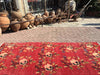 Vintage Turkish Hand Knotted Wool Rug 252Cm X 118Cm
