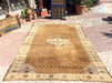 Vintage Turkish Hand Knotted Wool Rug 329x224 cm
